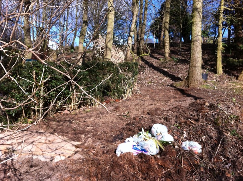 top compost heap area